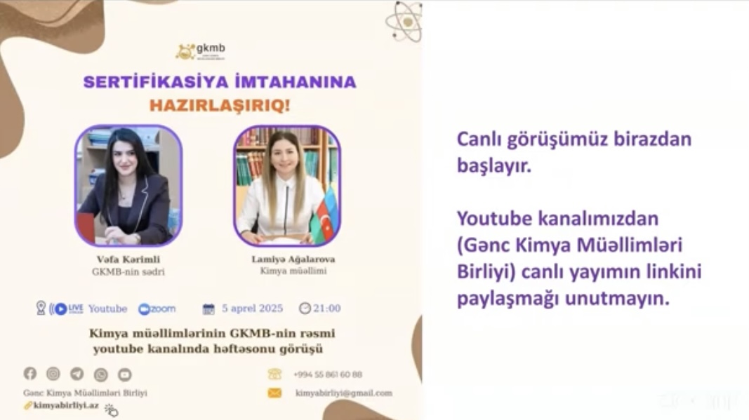 Sertifikasiya imtahanına hazırlaşırıq! 