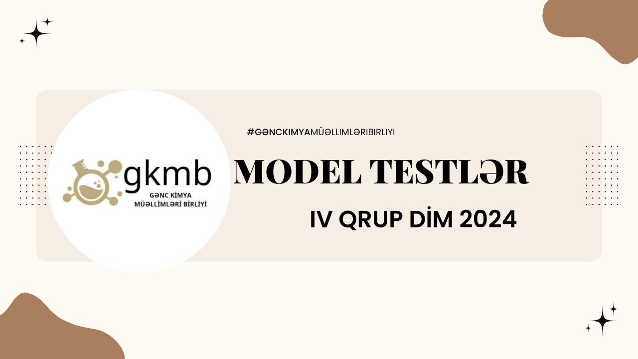 2024 DİM MODEL TEST IV QRUP