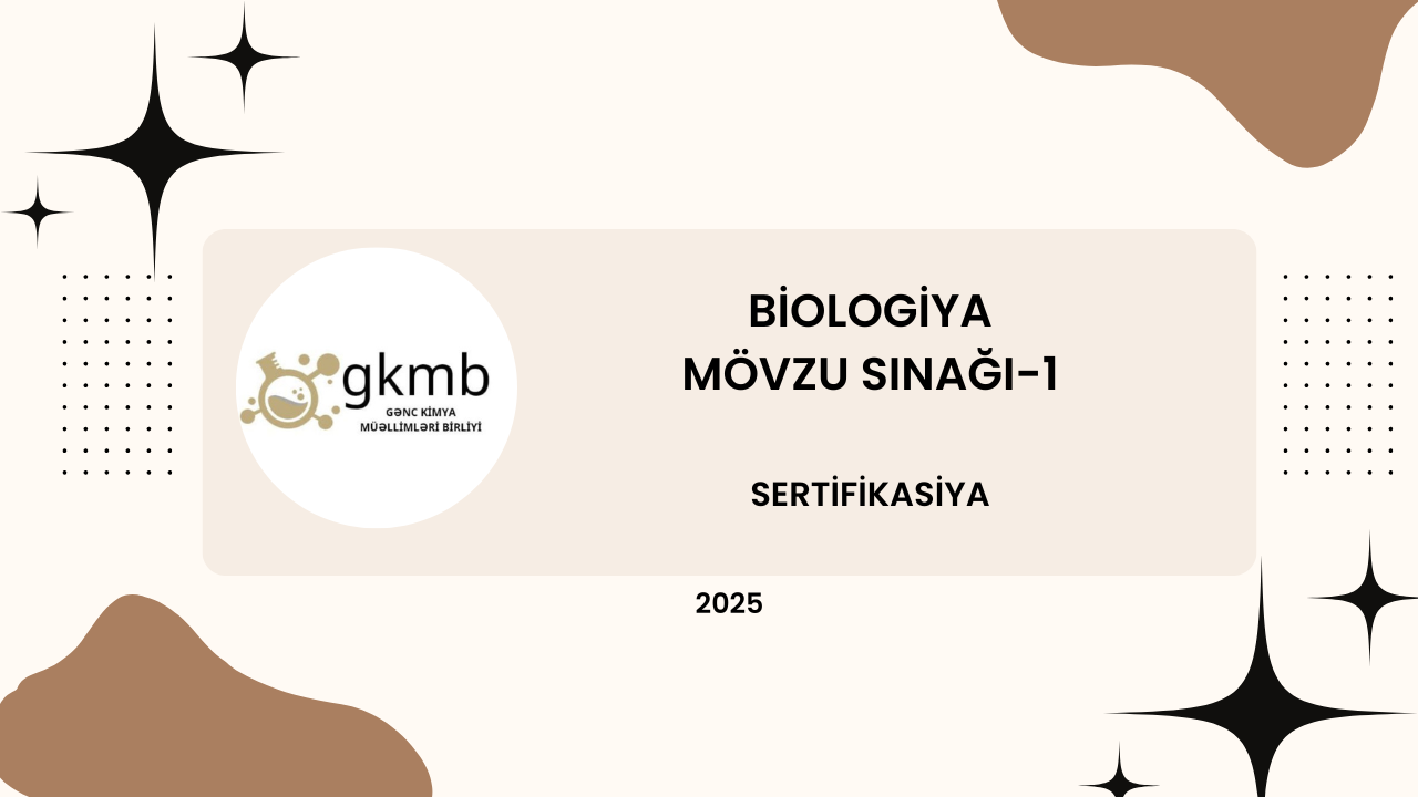 Mövzu sınağı -1