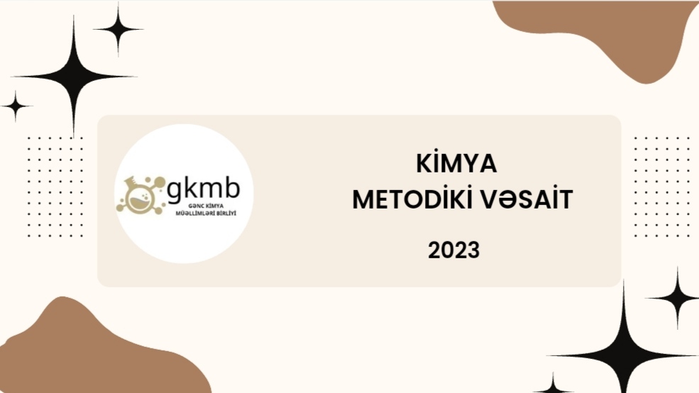 "Kimya" fənni üzrə 7-ci sinif üçün metodik vəsait